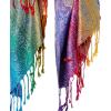 imageFashion Womens Silk Scarf Luxury Satin Shawl WrapsYellow