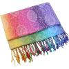 imageFashion Womens Silk Scarf Luxury Satin Shawl WrapsYellow
