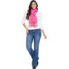 imageGoood Times Fashion Womens Silk Scarf Luxury Satin Shawl WrapsPink