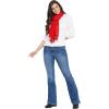 imageGoood Times Fashion Womens Silk Scarf Luxury Satin Shawl WrapsSolid Red Scarf
