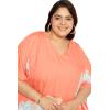 imageWomen Plus Size Caftan Dress Polyester Evening Maxi Gown Dresses Kimono Sleeve for Party KaftanOrange Wings