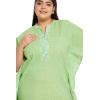 imageWomen Plus Size Kaftan Dress Evening Kimono Cover Up Maxi Dresses for Party WearNeon Green