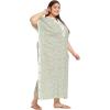 imageWomen Plus Size Kaftan Dress Evening Kimono Cover Up Maxi Dresses for Party WearSage Green