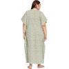 imageWomen Plus Size Kaftan Dress Evening Kimono Cover Up Maxi Dresses for Party WearSage Green