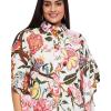 imageWomen Short Kaftan Plus Size Dress Comfortable Cotton Kimono Dresses for Casual WearMulti