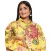 imageWomen Short Kaftan Plus Size Dress Comfortable Cotton Kimono Dresses for Casual WearYellow