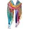 imageFashion Womens Silk Scarf Luxury Satin Shawl WrapsYellow