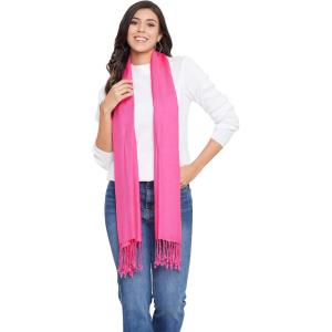 imageGoood Times Fashion Womens Silk Scarf Luxury Satin Shawl WrapsPink