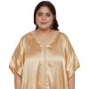 imageWomen Embroidery Kaftan Dress Satin Silk Plus Size Soft Embroidered African Caftan Maxi Dresses for LadiesApricot Gelato
