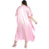 imageWomen Embroidery Kaftan Dress Satin Silk Plus Size Soft Embroidered African Caftan Maxi Dresses for LadiesCrystal Rose