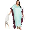 imageWomen Plus Size Ruffle Kaftan Dress Loungewear ampamp Comfortable Maxi Dresses Kimono Sleeve GownSky Blue  Brown