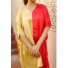 imageWomen Short Tunic Kaftan Plus Size Satin Silk Swimsuit Cover Ups Double Color Mini Caftan Pajama DressesGolden  Red