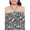 imageWomens Summer Casual Dress Comfy Tube Dresses Sundresses Beach Dress Tops for GirlsBlack  White Floral