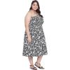 imageWomens Summer Casual Dress Comfy Tube Dresses Sundresses Beach Dress Tops for GirlsBlack  White Floral