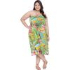 imageWomens Summer Casual Dress Comfy Tube Dresses Sundresses Beach Dress Tops for GirlsGreen Flora  Parrot