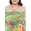 imageWomens Summer Casual Dress Comfy Tube Dresses Sundresses Beach Dress Tops for GirlsGreen Flora  Parrot