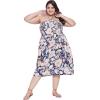 imageWomens Summer Casual Dress Comfy Tube Dresses Sundresses Beach Dress Tops for GirlsMulticolor Floral  Leaf