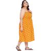 imageWomens Summer Casual Dress Comfy Tube Dresses Sundresses Beach Dress Tops for GirlsOrange Geometric