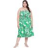 imageWomens Summer Casual Dress Comfy Tube Dresses Sundresses Beach Dress Tops for GirlsTropical Leaf Green