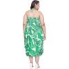 imageWomens Summer Casual Dress Comfy Tube Dresses Sundresses Beach Dress Tops for GirlsTropical Leaf Green