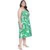 imageWomens Summer Casual Dress Comfy Tube Dresses Sundresses Beach Dress Tops for GirlsTropical Leaf Green