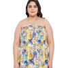 imageWomens Summer Casual Dress Comfy Tube Dresses Sundresses Beach Dress Tops for GirlsYellow  Blue Leaf