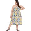 imageWomens Summer Casual Dress Comfy Tube Dresses Sundresses Beach Dress Tops for GirlsYellow  Blue Leaf