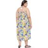 imageWomens Summer Casual Dress Comfy Tube Dresses Sundresses Beach Dress Tops for GirlsYellow  Blue Leaf