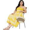 imageWomens Summer Casual Dress Comfy Tube Dresses Sundresses Beach Dress Tops for GirlsYellow Floral