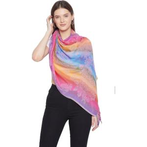 imageFashion Womens Silk Scarf Luxury Satin Shawl Wraps