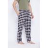 imageGypsie Blu Mens Cotton Pajama Comfy Sleepwear Stretch Bottoms Lounge Pants with Pockets ampamp Drawstring Black Lounge Pants XXLarge