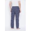 imageGypsie Blu Mens Cotton Pajama Comfy Sleepwear Stretch Bottoms Lounge Pants with Pockets ampamp Drawstring Blue Medium