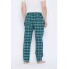 imageGypsie Blu Mens Cotton Pajama Comfy Sleepwear Stretch Bottoms Lounge Pants with Pockets ampamp Drawstring Green Large