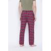 imageGypsie Blu Mens Cotton Pajama Comfy Sleepwear Stretch Bottoms Lounge Pants with Pockets ampamp Drawstring Red Lounge Pants Medium