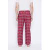 imageGypsie Blu Mens Cotton Pajama Comfy Sleepwear Stretch Bottoms Lounge Pants with Pockets ampamp Drawstring Red Medium