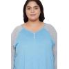 imageOussum Nightgown for Women Soft Sleepwear Nightshirt Plus Size Long Sleeve Maxi Length SleepDress With Pocket