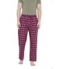 imageGypsie Blu Mens Cotton Pajama Comfy Sleepwear Stretch Bottoms Lounge Pants with Pockets ampamp Drawstring Red Lounge Pants Medium