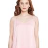 imageOussum Women Soft Comfy Sexy Satin PJ Set Sleepwear Lingerie 2 Piece Silk Nightwear Cami Top With ShortsAlmond Blossom