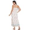 imageGypsie Blu Maxi Resort Wear Women Off Shoulder Summer Dress Elastic Casual Tube Dress for Ladies White 3X