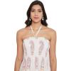 imageGypsie Blu Maxi Resort Wear Women Off Shoulder Summer Dress Elastic Casual Tube Dress for Ladies White 3X