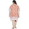 imageOussum Short Caftans for Women Plus Size Kaftan Tunic Tops Polyester Summer Beach Clothing Mini Cover Ups Dress for LadiesB09kh9zsr8
