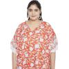 imageOussum Short Caftans for Women Plus Size Kaftan Tunic Tops Polyester Summer Beach Clothing Mini Cover Ups Dress for LadiesB09kh9zsr8