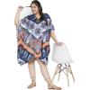 imageOussum African Dashiki Caftan Tunic Tops Kimono Dress Summer Evening Plus Size Kaftan CoverUp for WomenBlack Floral Caftan01