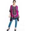 imageGypsie Blu African Dashiki Caftan Tunic Tops Kimono Dress Summer Evening Plus Size Kaftan CoverUp for Women Pink
