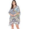 Navy Blue Printed Tunic Tops