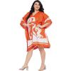 Orange Floral Tunics