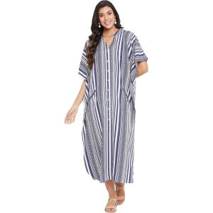imageOussum Kaftan Plus Size Women Dress Button Down Kimono Side Slit Maxi Dresses Two Side Pocket Caftan for Casual WearNavy Blue Buttons Maxi Kaftans