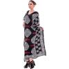 imageOussum Women Kaftan Plus Size Polyester Summer Caftan Cover Ups Maxi House DressBlack Caftan Dress