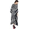 imageOussum Women Kaftan Plus Size Polyester Summer Caftan Cover Ups Maxi House DressBlack Casual