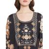 imageOussum Women Kaftan Plus Size Polyester Summer Caftan Cover Ups Maxi House DressMulticolor